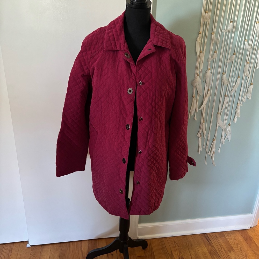 Misty Harbor Women's Quilted Jacket - Deep Pink